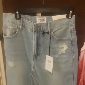 NWT Women’s Ineane Gene Straight Leg Jeans in Light Blue Size 7/27